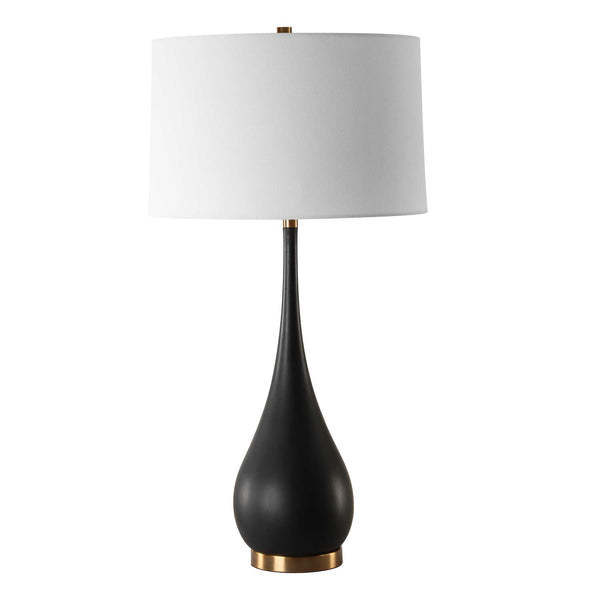 Uttermost Nocturnal Black Table Lamp