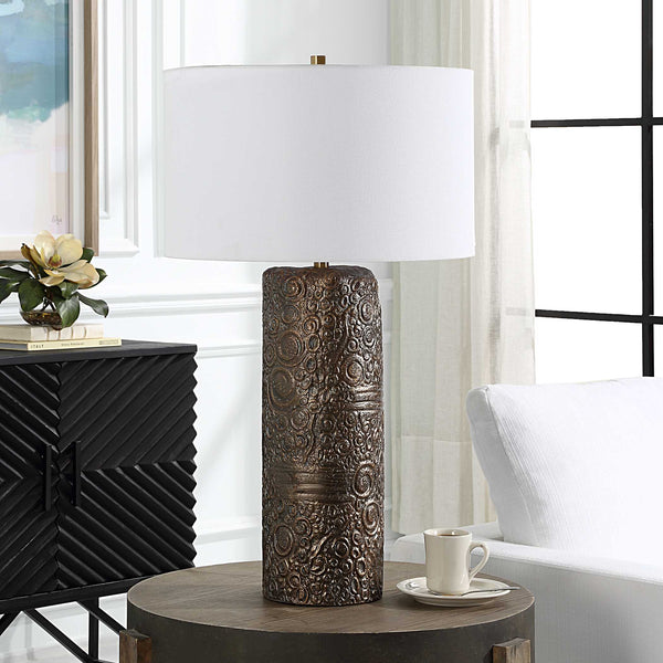 Uttermost Malaga Brass Table Lamp