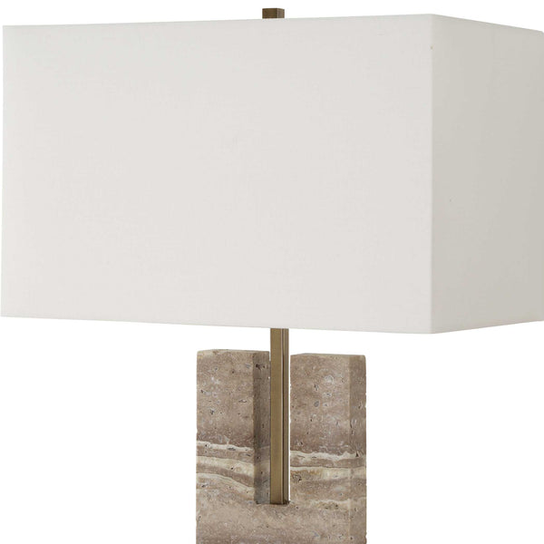 Uttermost Turning Point Travertine Table Lamp