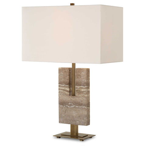 Uttermost Turning Point Travertine Table Lamp