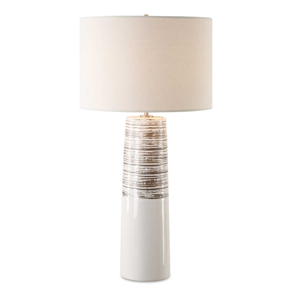 Uttermost Haven White Glaze Table Lamp