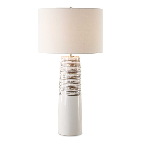 Uttermost Haven White Glaze Table Lamp