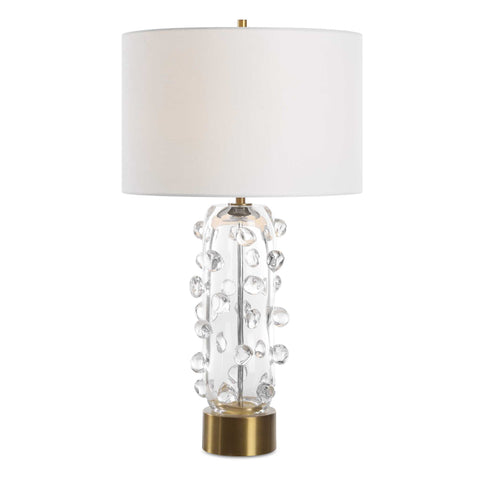 Uttermost Aura Clear Glass Table Lamp