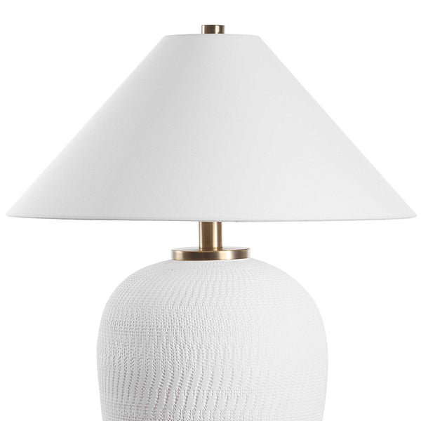 Uttermost Merriton Matt White Table Lamp