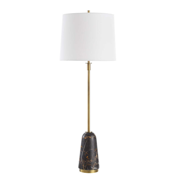 Uttermost Jenson Black Marble Buffet Lamp