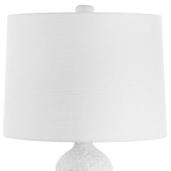 Uttermost Sonata Textured White Table Lamp