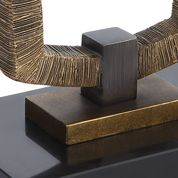 Uttermost Relic Gold Floor Lamp