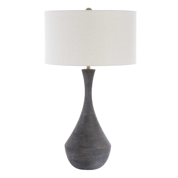 Uttermost Helston Dark Charcoal Table Lamp