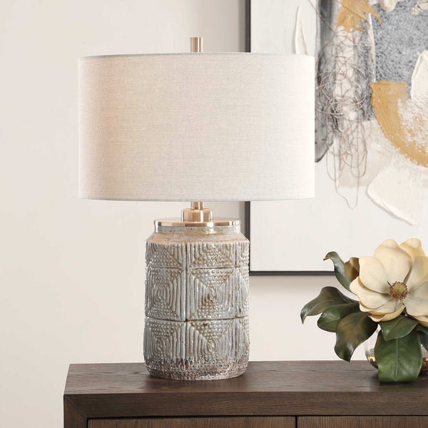 Uttermost Graydon Gray Table Lamp