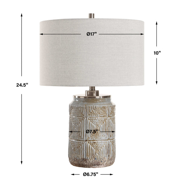 Uttermost Graydon Gray Table Lamp