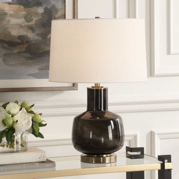 Uttermost Buchanan Charcoal Table Lamp
