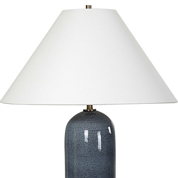 Uttermost Mayetta Deep Blue Table Lamp