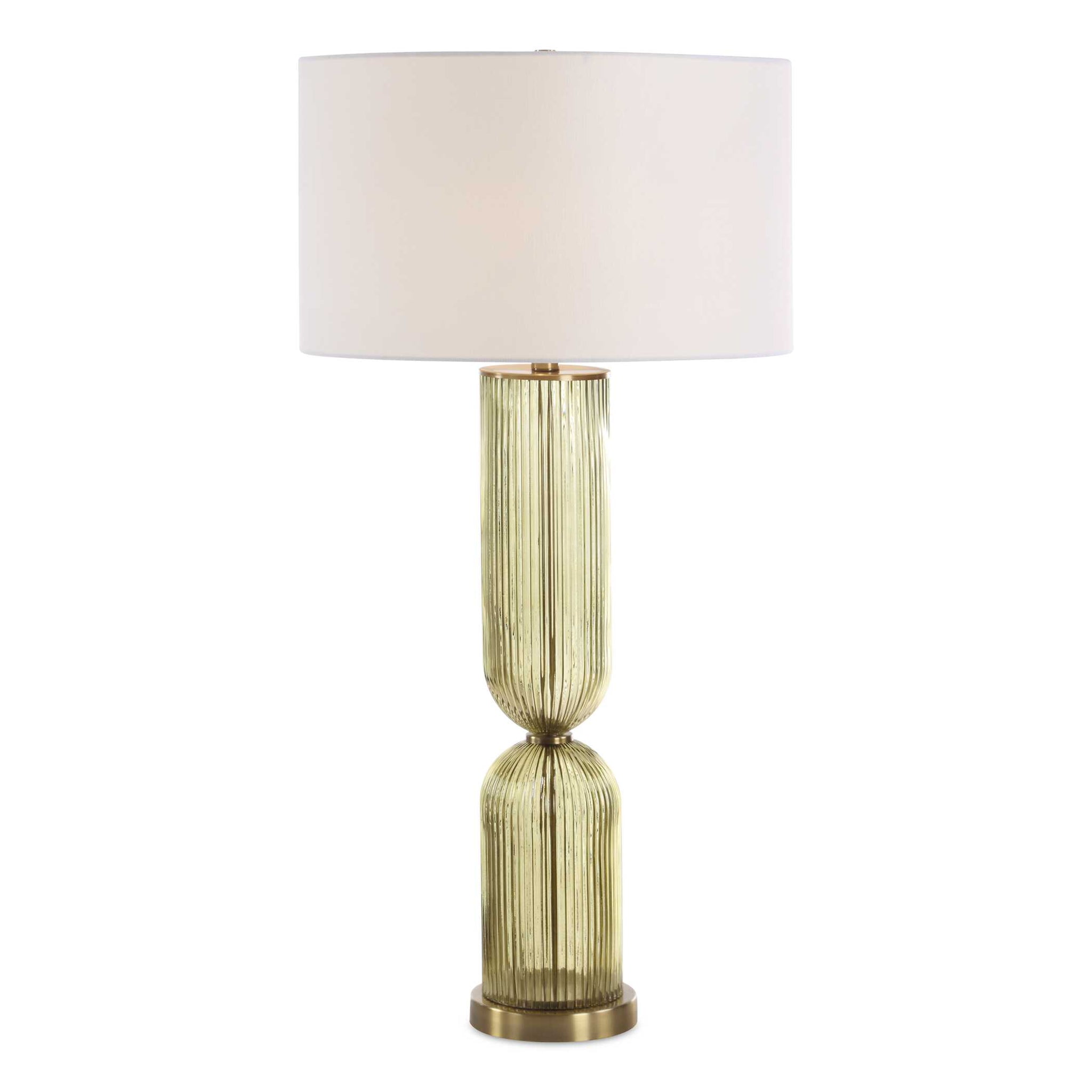 Uttermost Mirah Olive Glass Table Lamp