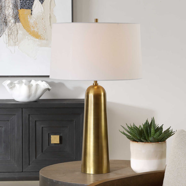 Uttermost Flinchem Brass Table Lamp