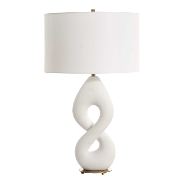 Uttermost Meridian Ivory Stone Table Lamp