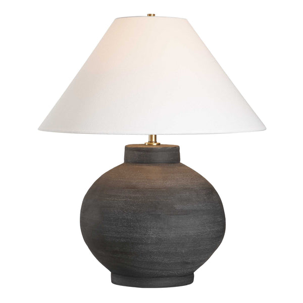 Uttermost Tramore Rustic Charcoal Table Lamp