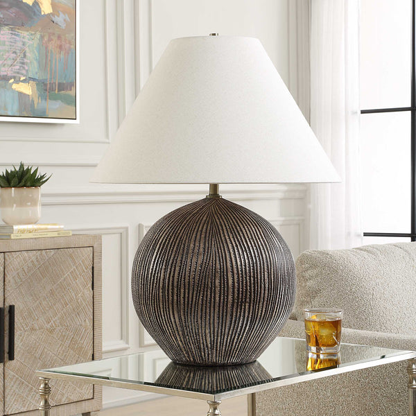 Uttermost Sayre Dark Brown Table Lamp