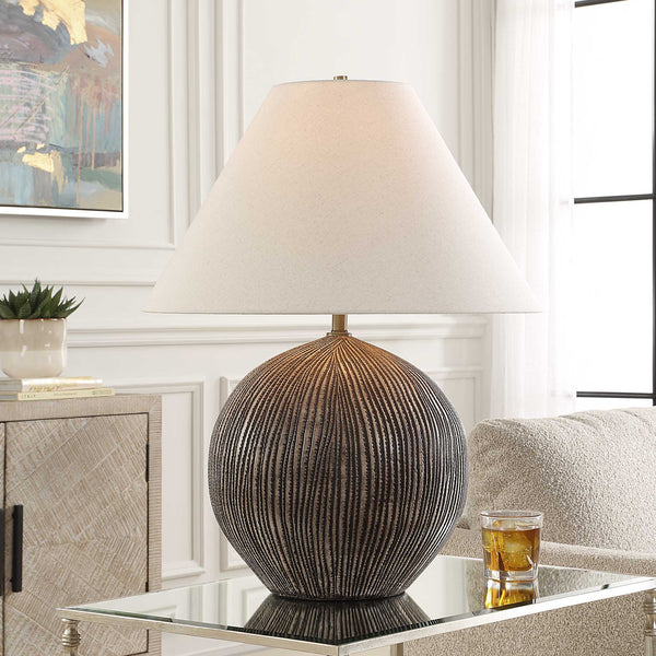 Uttermost Sayre Dark Brown Table Lamp