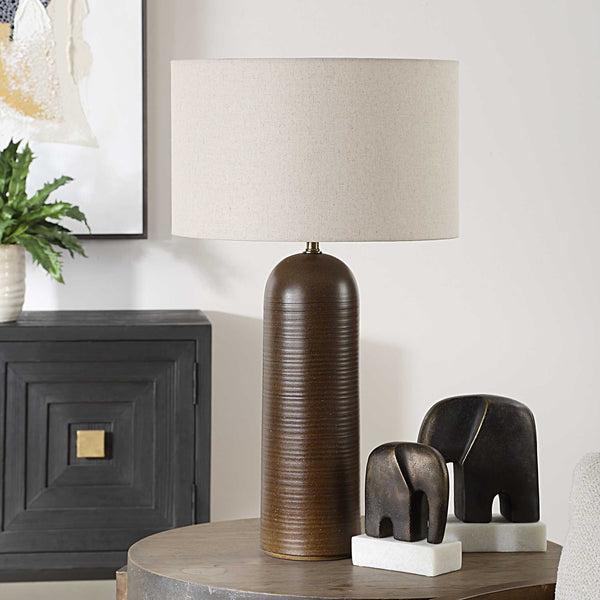 Uttermost Trexler Brown Table Lamp