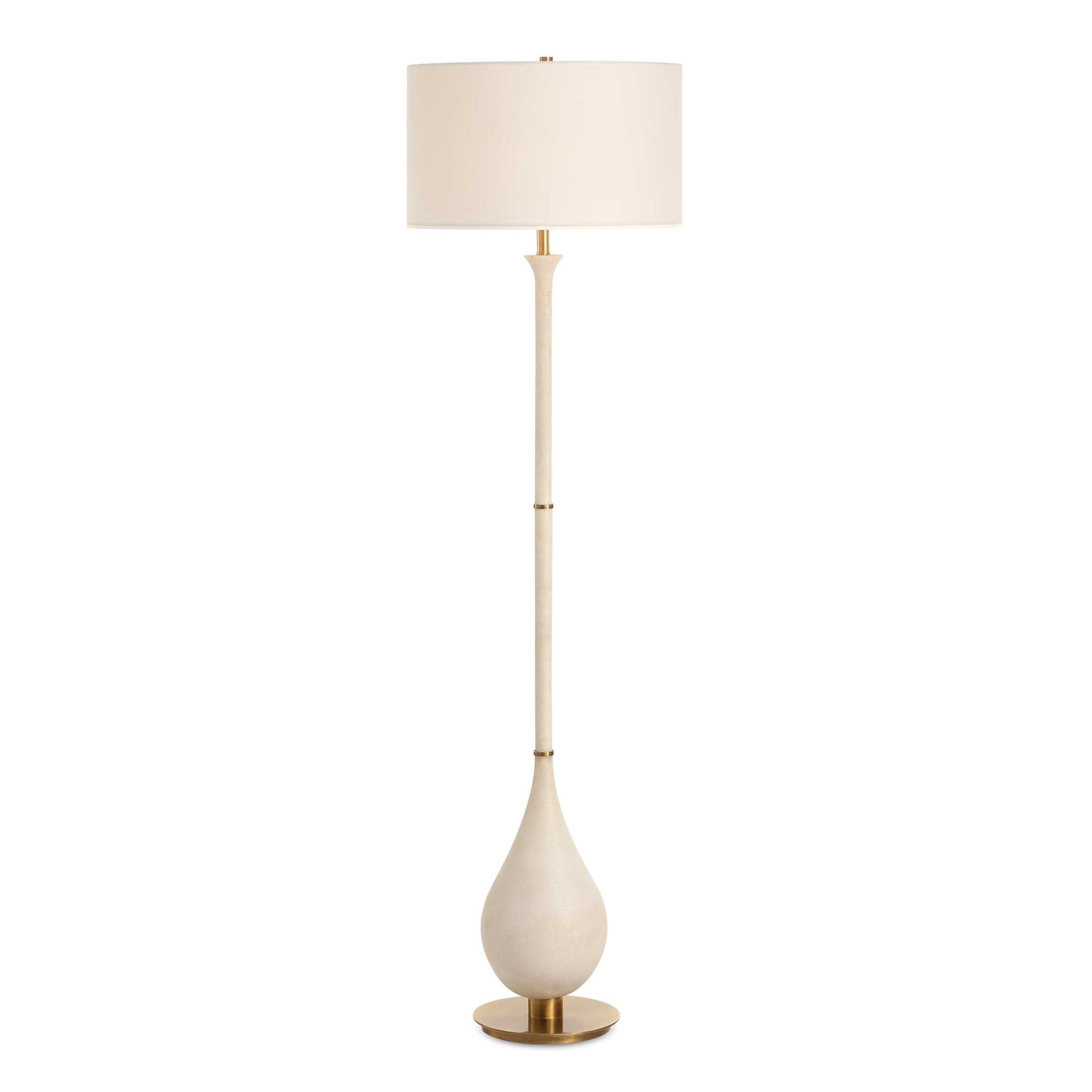 Uttermost Dewdrop Ivory Floor Lamp