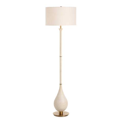 Uttermost Dewdrop Ivory Floor Lamp