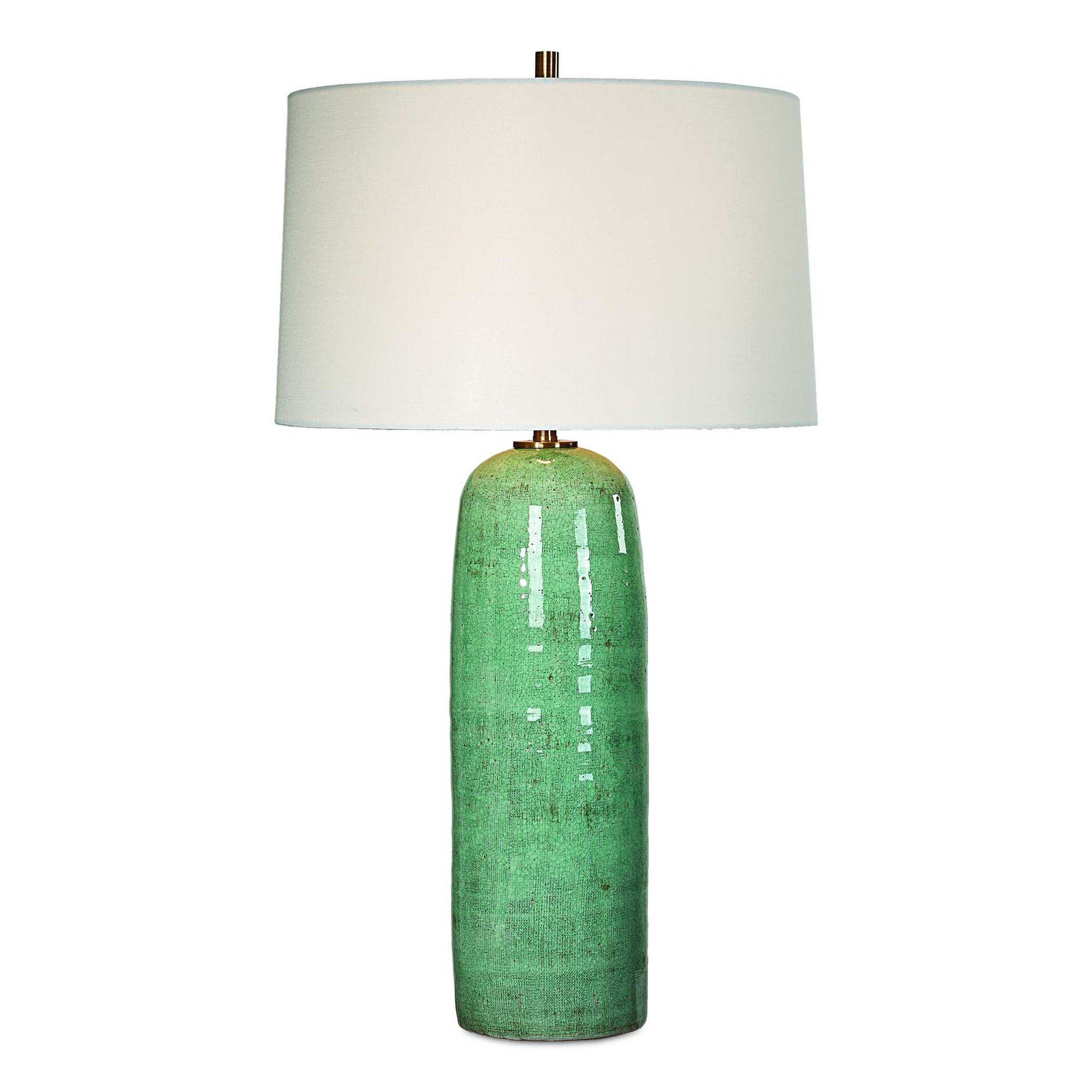 Uttermost Andale Crackled Teal Table Lamp