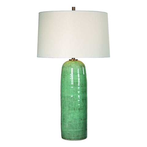 Uttermost Andale Crackled Teal Table Lamp