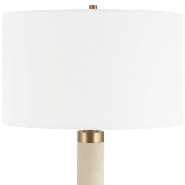 Uttermost Wessex White Floor Lamp