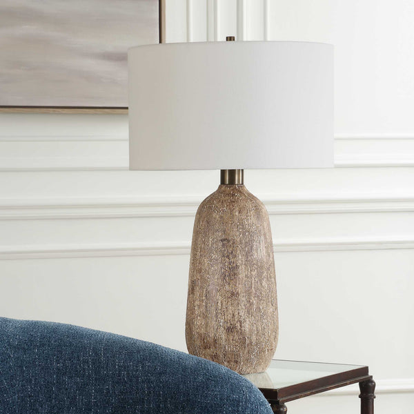 Uttermost Napier Earthy Brown Table Lamp