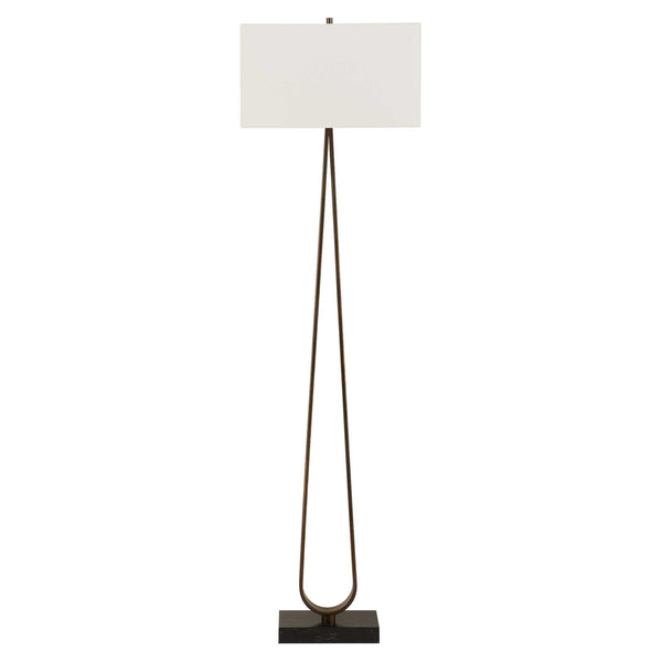 Uttermost Galloway Minimalist Bronze Floor Lamp