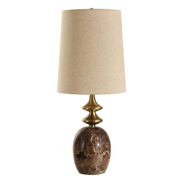 Uttermost Percy Brown Marble Buffet Lamp
