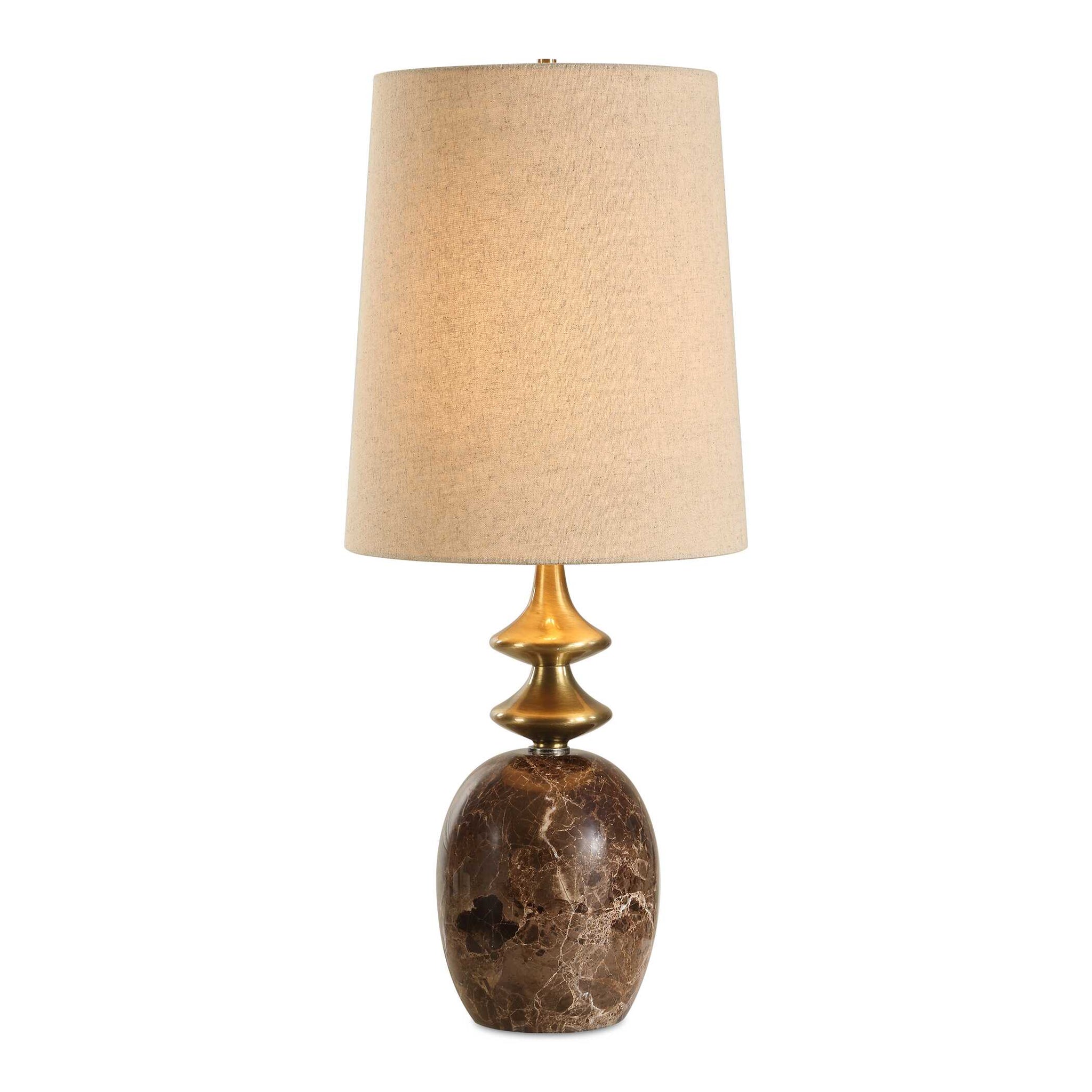 Uttermost Percy Brown Marble Buffet Lamp