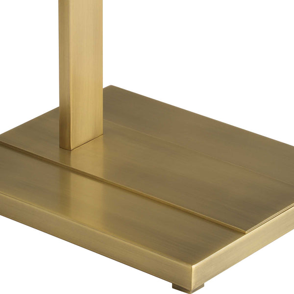 Uttermost Laight Antique Brass Floor Lamp