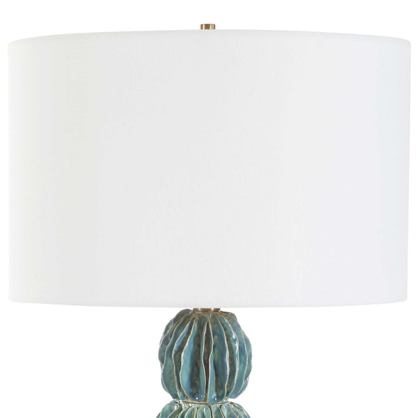 Uttermost Bonaire Teal Blue Table Lamp