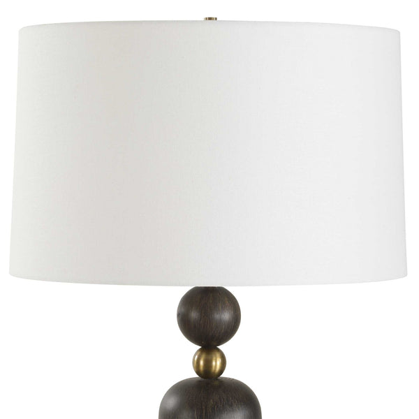 Uttermost McQuinn Dark Walnut Table Lamp