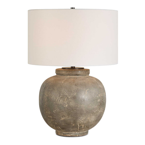 Uttermost Rock Of Ages Rust Brown Table Lamp