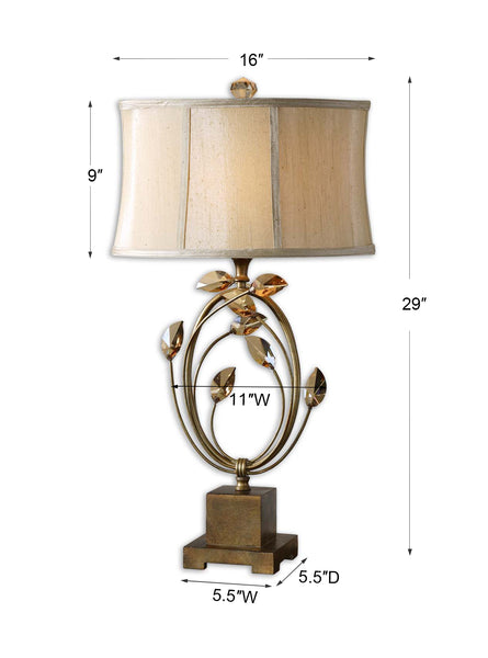 Uttermost Alenya Gold Table Lamp