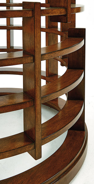 Meridien Round Dining Table With Wooden Top