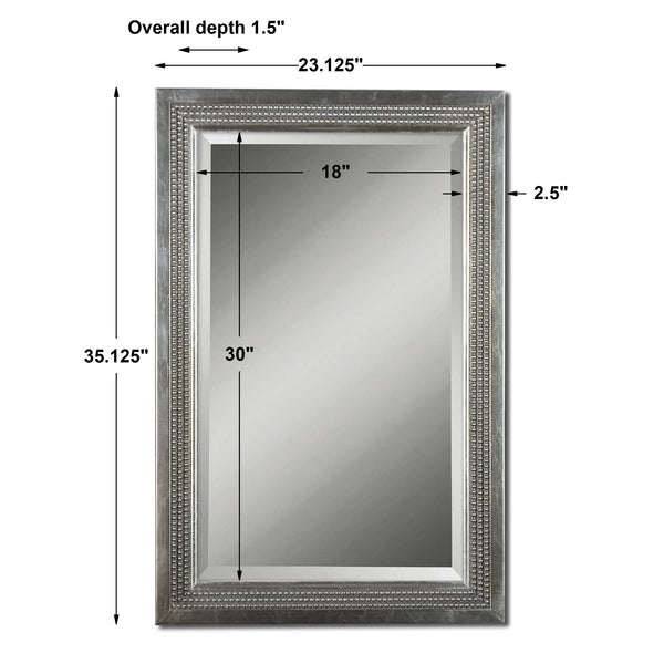 Uttermost Triple Beaded, Vanity Mirror