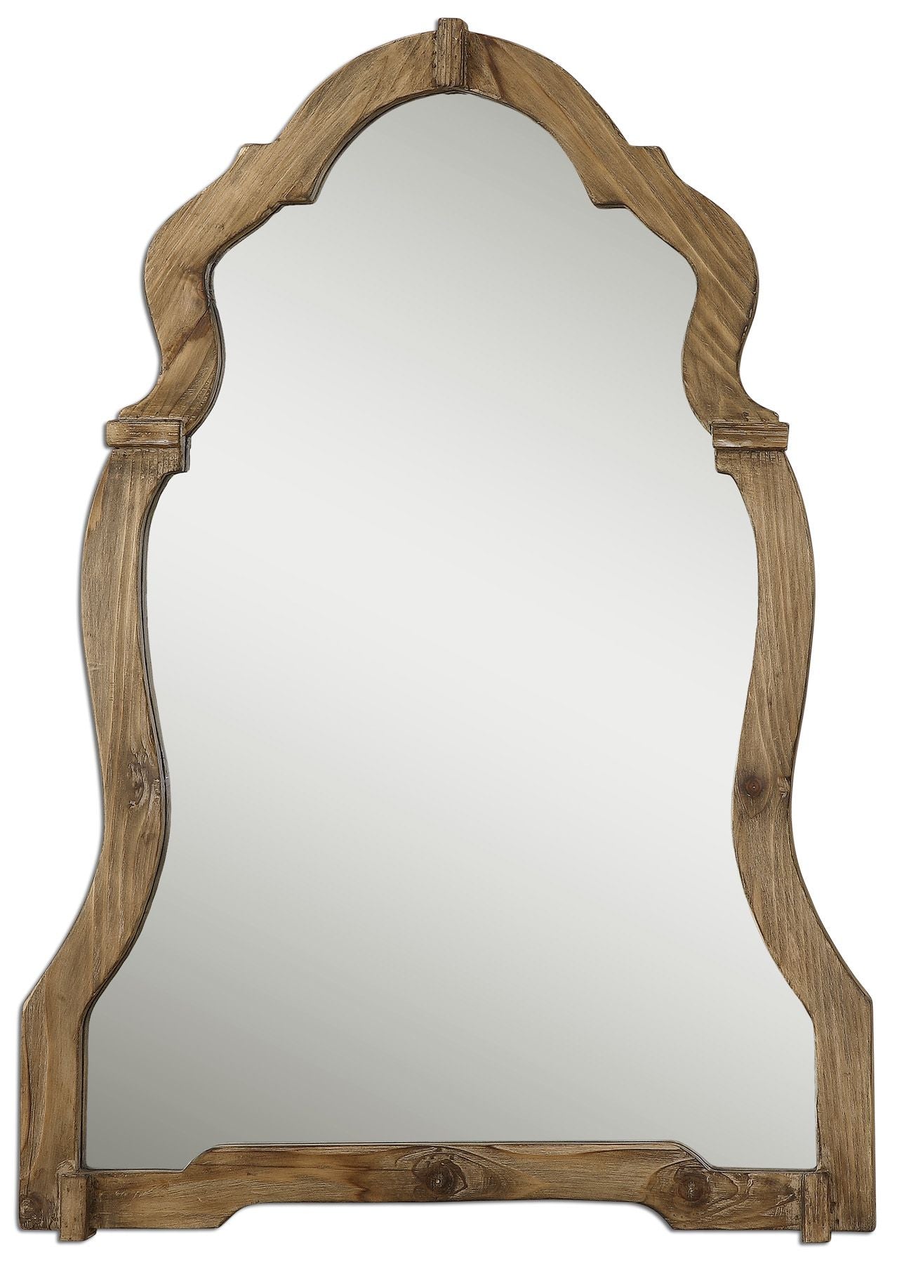 Uttermost Agustin Light Walnut Mirror