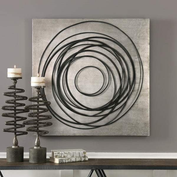 Uttermost Whirlwind Iron Coils Wall Art