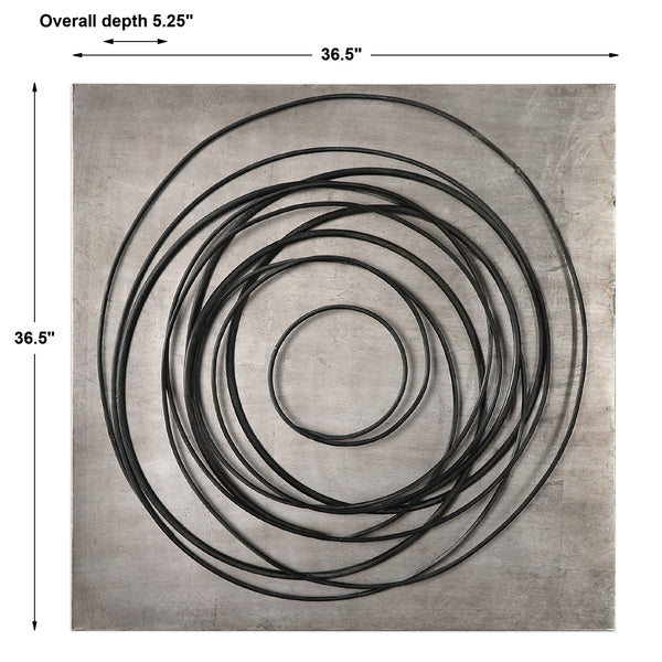 Uttermost Whirlwind Iron Coils Wall Art