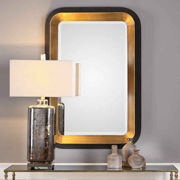 Uttermost Niva Metallic Gold Wall Mirror