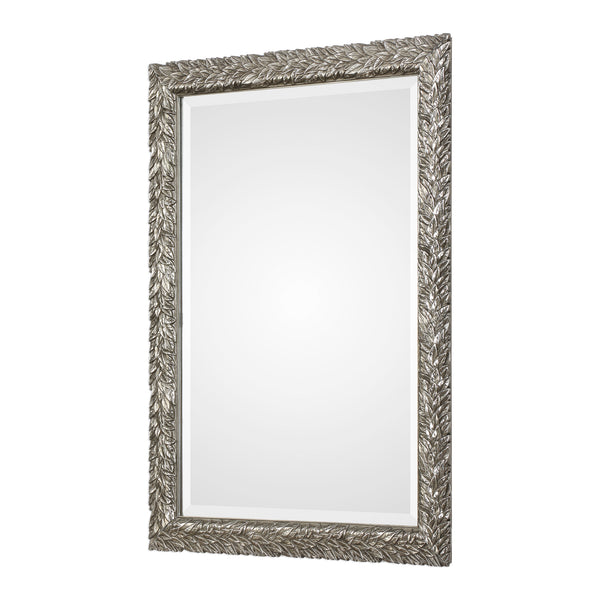 Uttermost Evelina Silver Leaves Mirror