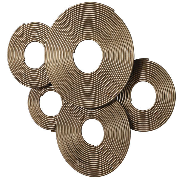 Uttermost Ahmet Gold Rings Wall Decor