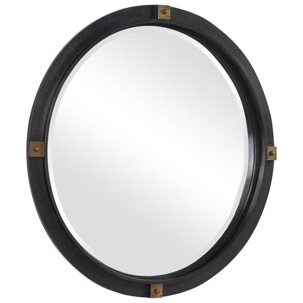 Uttermost Tull Industrial Round Mirror