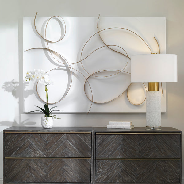 Uttermost Freehand Modern Metal Wall Panel