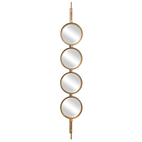 Uttermost Button Gold Mirror