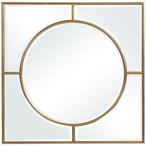 Uttermost Stanford Gold Square Mirror