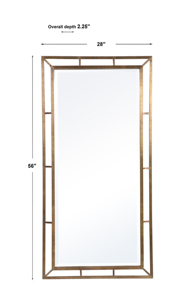 Uttermost Farrow Copper Industrial Mirror